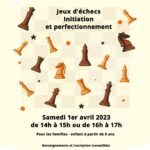 Initiation échecs avril 2023 mediatheque morteaux