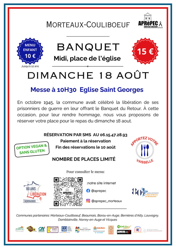 Banquet du dimanche 18 août
