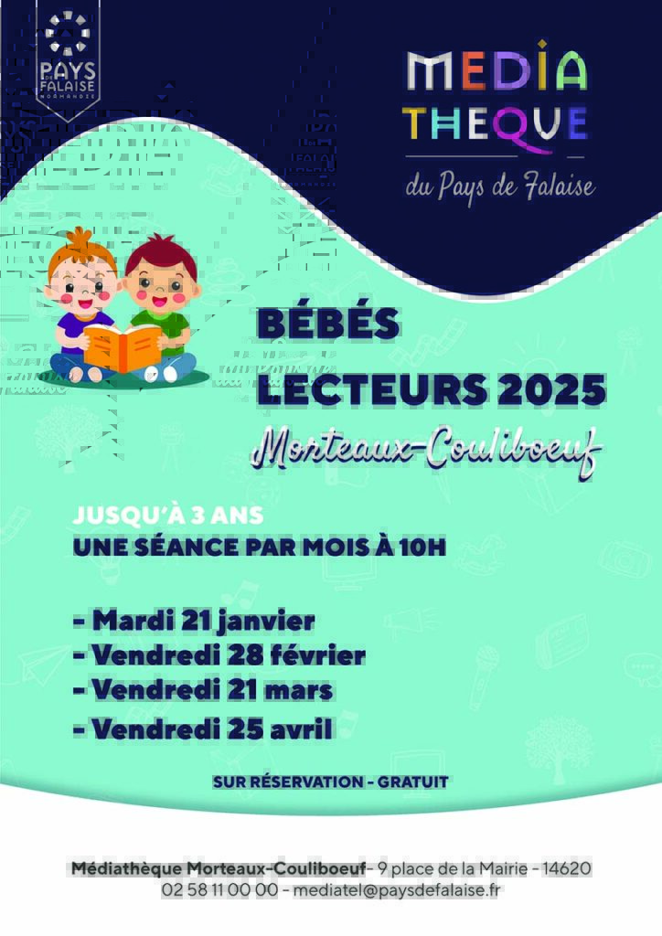 bébés lecteurs 2025 à Morteaux-couliboeuf