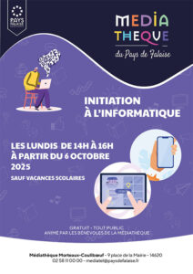Ateliers d'initiation à l'informatique @ Médiathèque