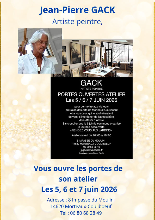 Portes ouvertes 2026 jean-pierre Gack